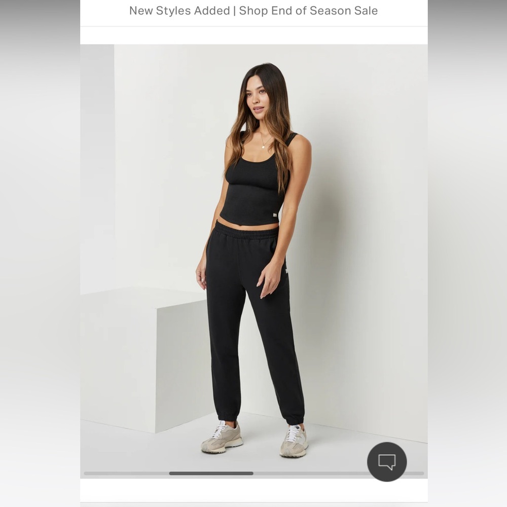 Vuori boyfriend jogger black small